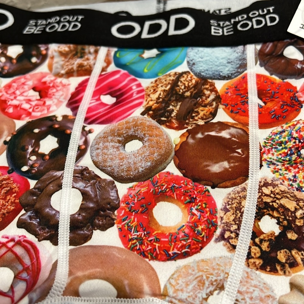 New Fancy Donuts 🍩 Odd Boxer Brief Premium Underwear Lightweight Stretch Fabric!